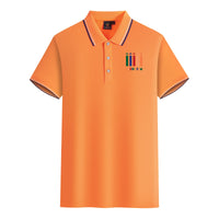 Thumbnail for Colourful Cabin Crew Designed Stylish Polo T-Shirts