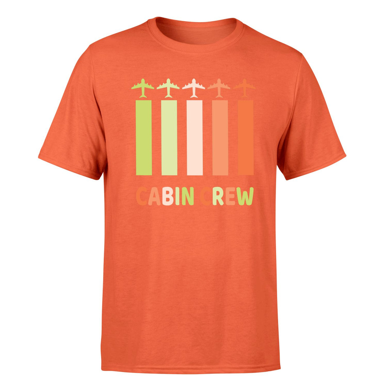 Colourful Cabin Crew Designed T-Shirts