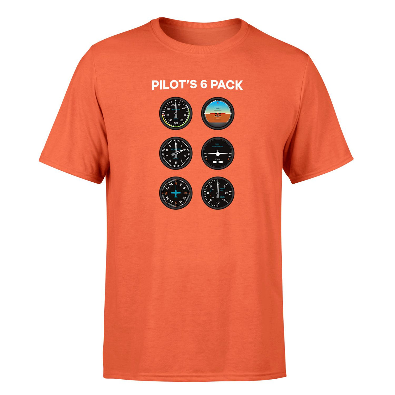 Pilot's 6 Pack Designed T-Shirts