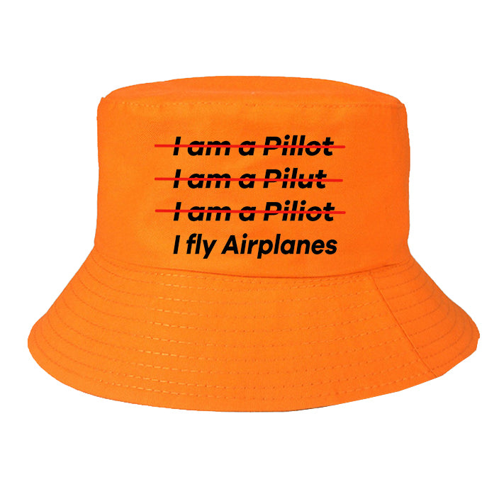 I Fly Airplanes Designed Summer & Stylish Hats
