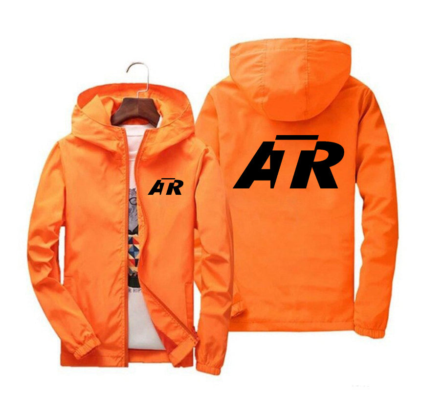 ATR & Text Designed Windbreaker Jackets