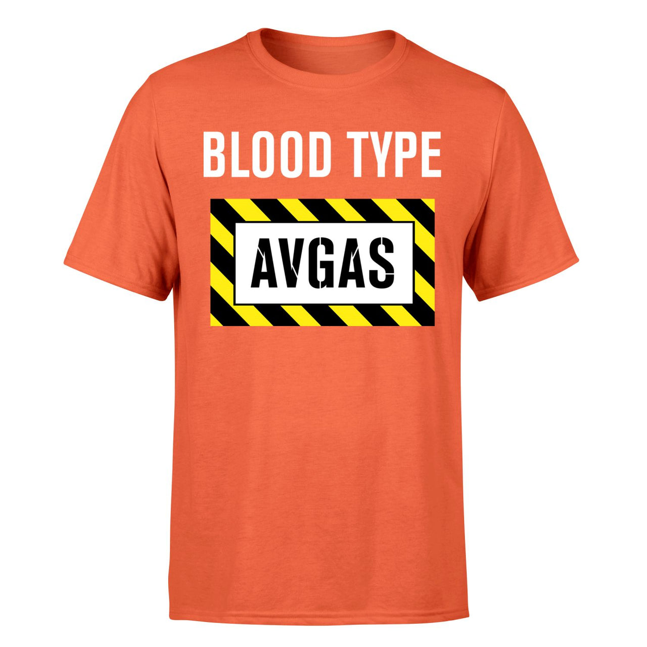 Blood Type AVGAS Designed T-Shirts