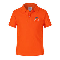 Thumbnail for The McDonnell Douglas F18 Designed Children Polo T-Shirts