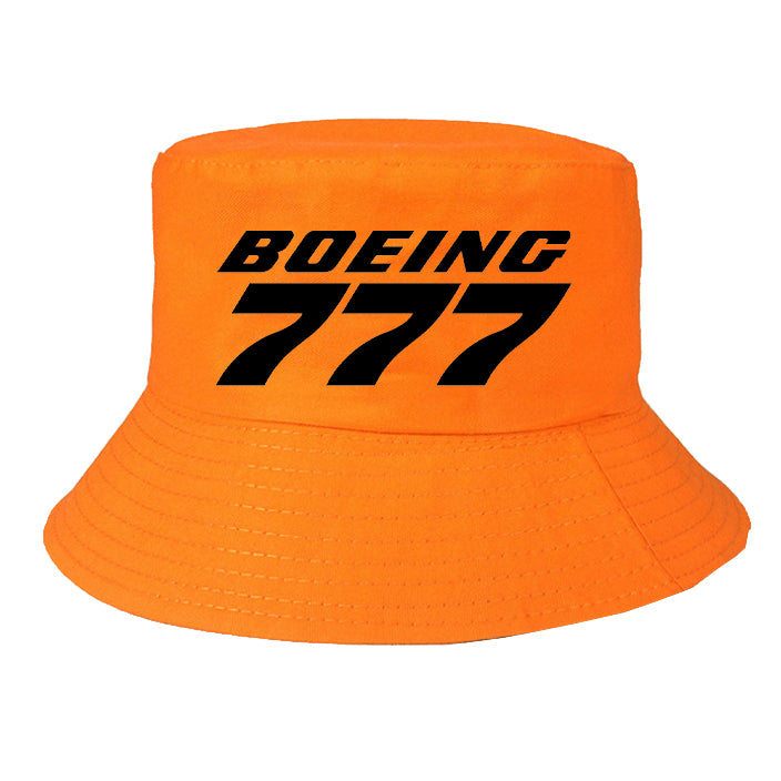Boeing 777 & Text Designed Summer & Stylish Hats