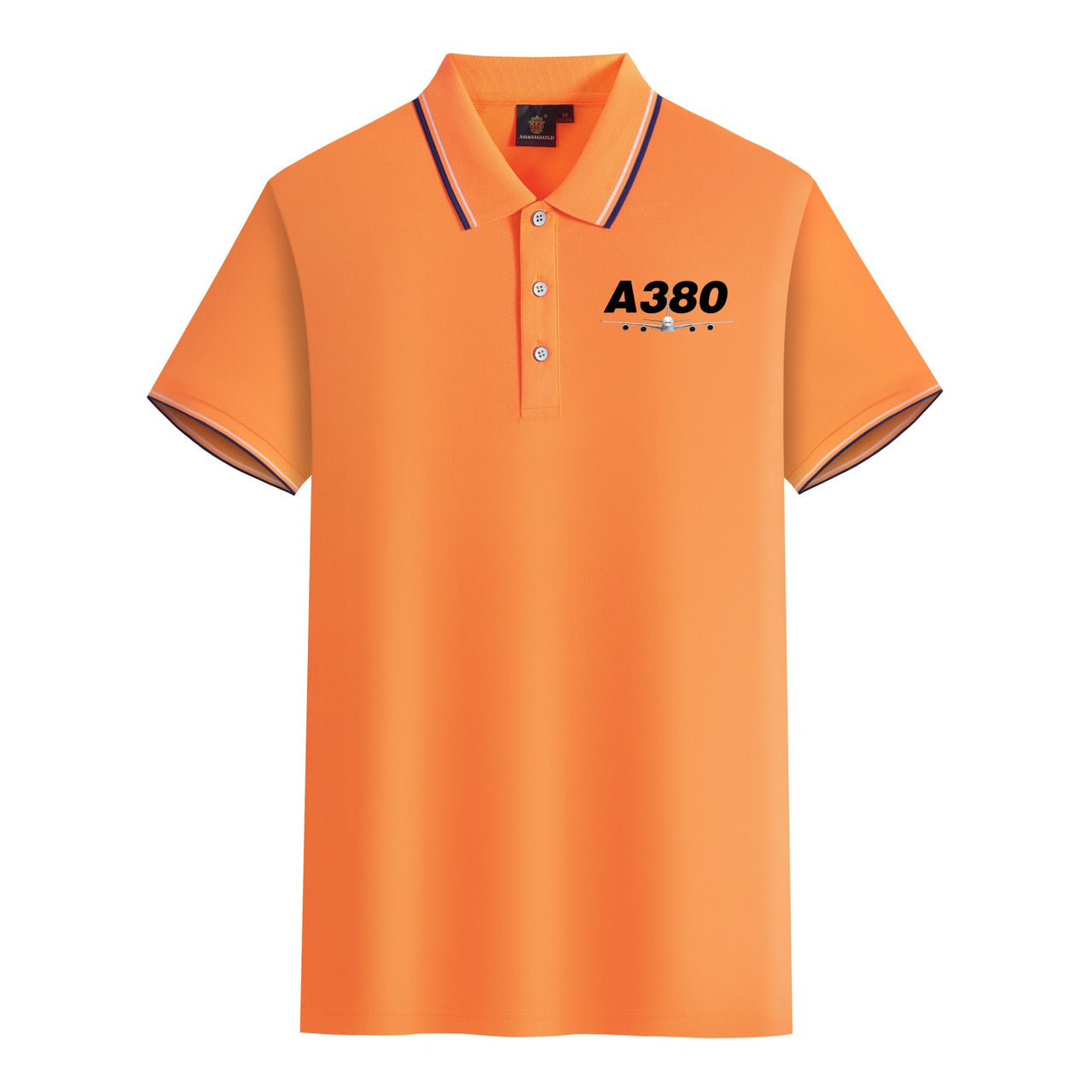 Super Airbus A380 Designed Stylish Polo T-Shirts