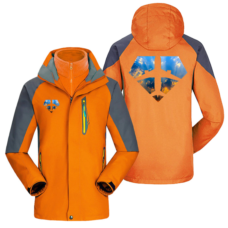 Supermen of The Skies (Sunrise) Designed Thick Skiing Jackets