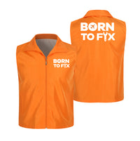 Thumbnail for Born To Fix Airplanes Designed Thin Style Vests