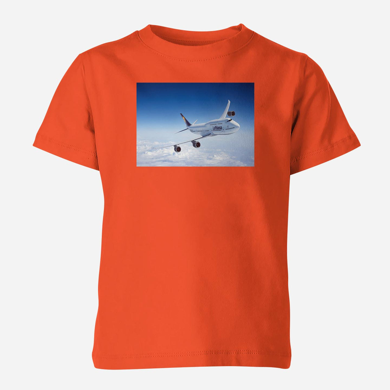 Cruising Lufthansa's Boeing 747 Designed Children T-Shirts