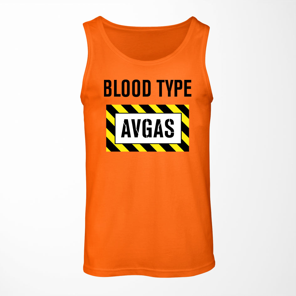 Blood Type AVGAS Designed Tank Tops