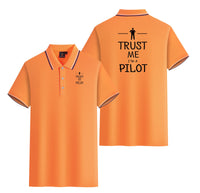 Thumbnail for Trust Me I'm a Pilot Designed Stylish Polo T-Shirts (Double-Side)