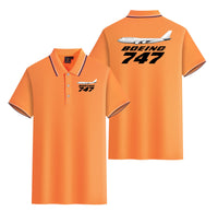 Thumbnail for The Boeing 747 Designed Stylish Polo T-Shirts (Double-Side)
