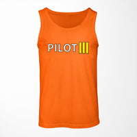 Thumbnail for Pilot & Stripes (3 Lines) Designed Tank Tops