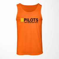Thumbnail for Pilots They Know How To Fly Designed Tank Tops