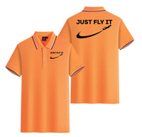Thumbnail for Just Fly It 2 Designed Stylish Polo T-Shirts (Double-Side)