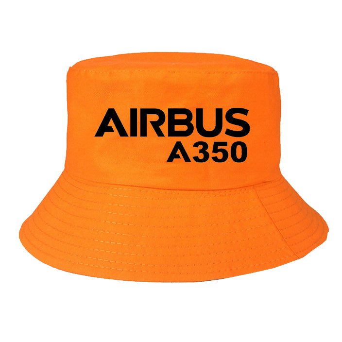 Airbus A350 & Text Designed Summer & Stylish Hats