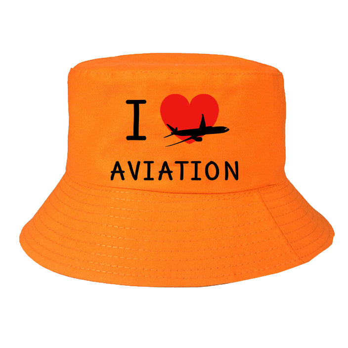 I Love Aviation Designed Summer & Stylish Hats