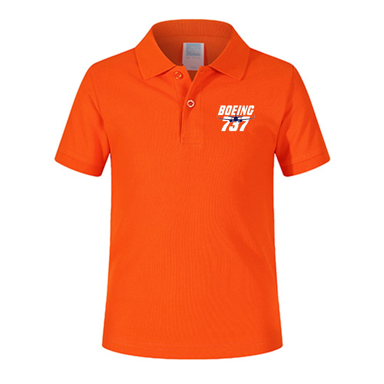 Amazing Boeing 737 Designed Children Polo T-Shirts