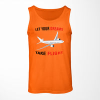 Thumbnail for Let Your Dreams Take Flight Designed Tank Tops