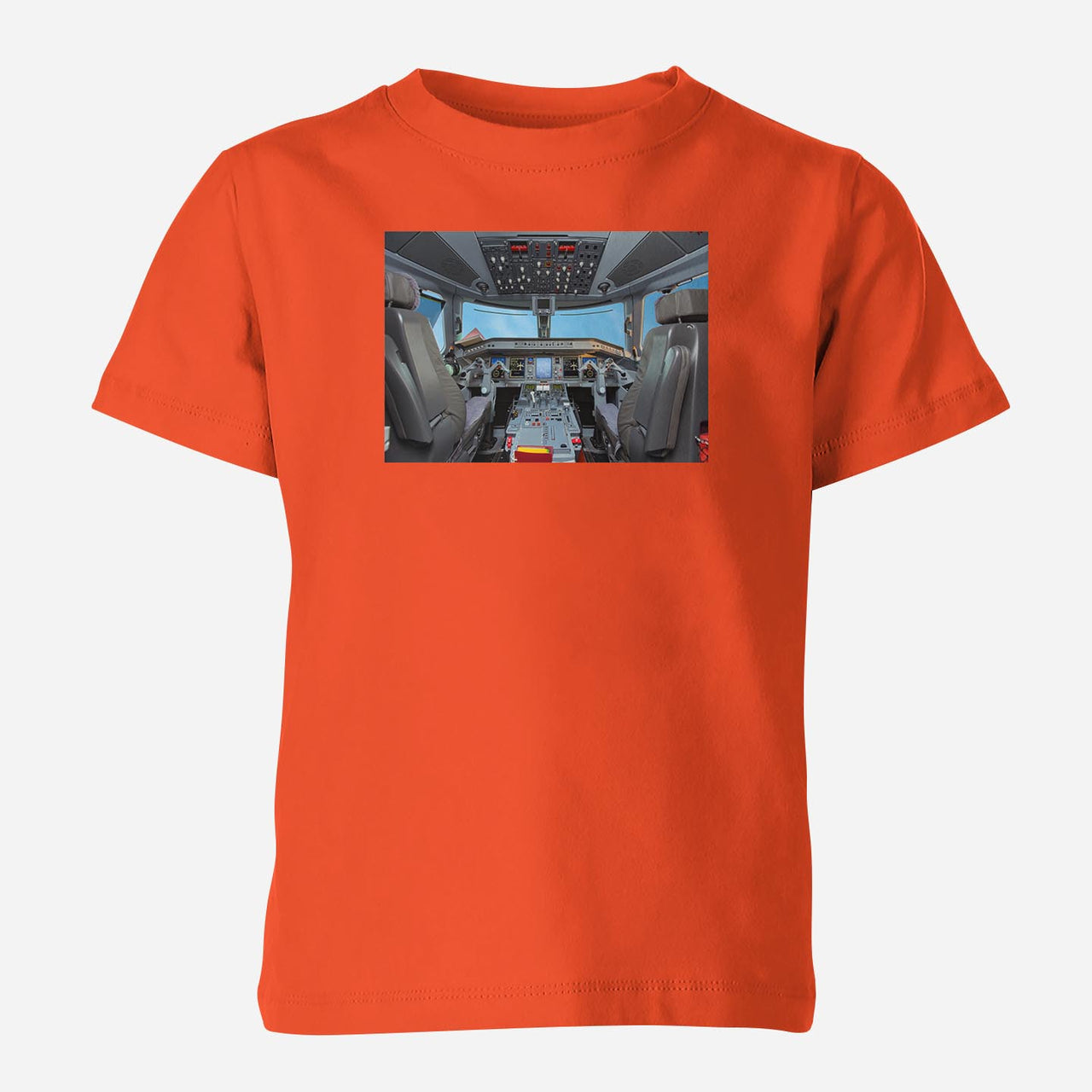Embraer E190 Cockpit Designed Children T-Shirts