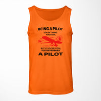 Thumbnail for If You're Cool You're Probably a Pilot Designed Tank Tops