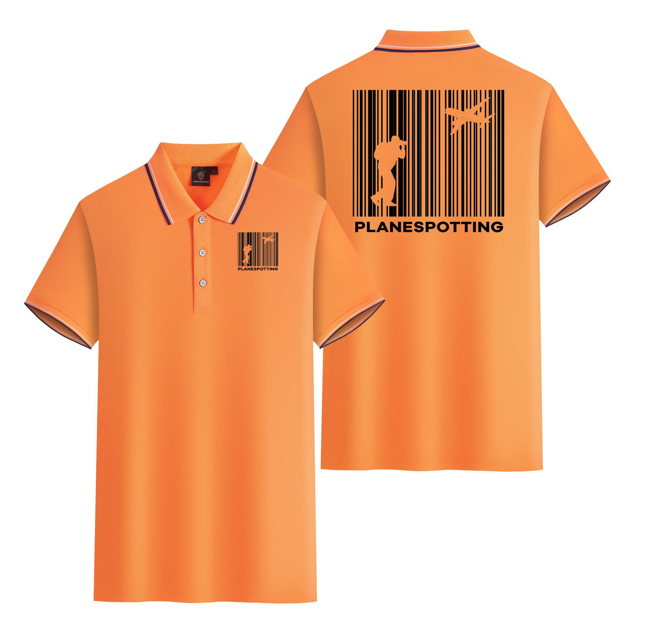 Planespotting Designed Stylish Polo T-Shirts (Double-Side)