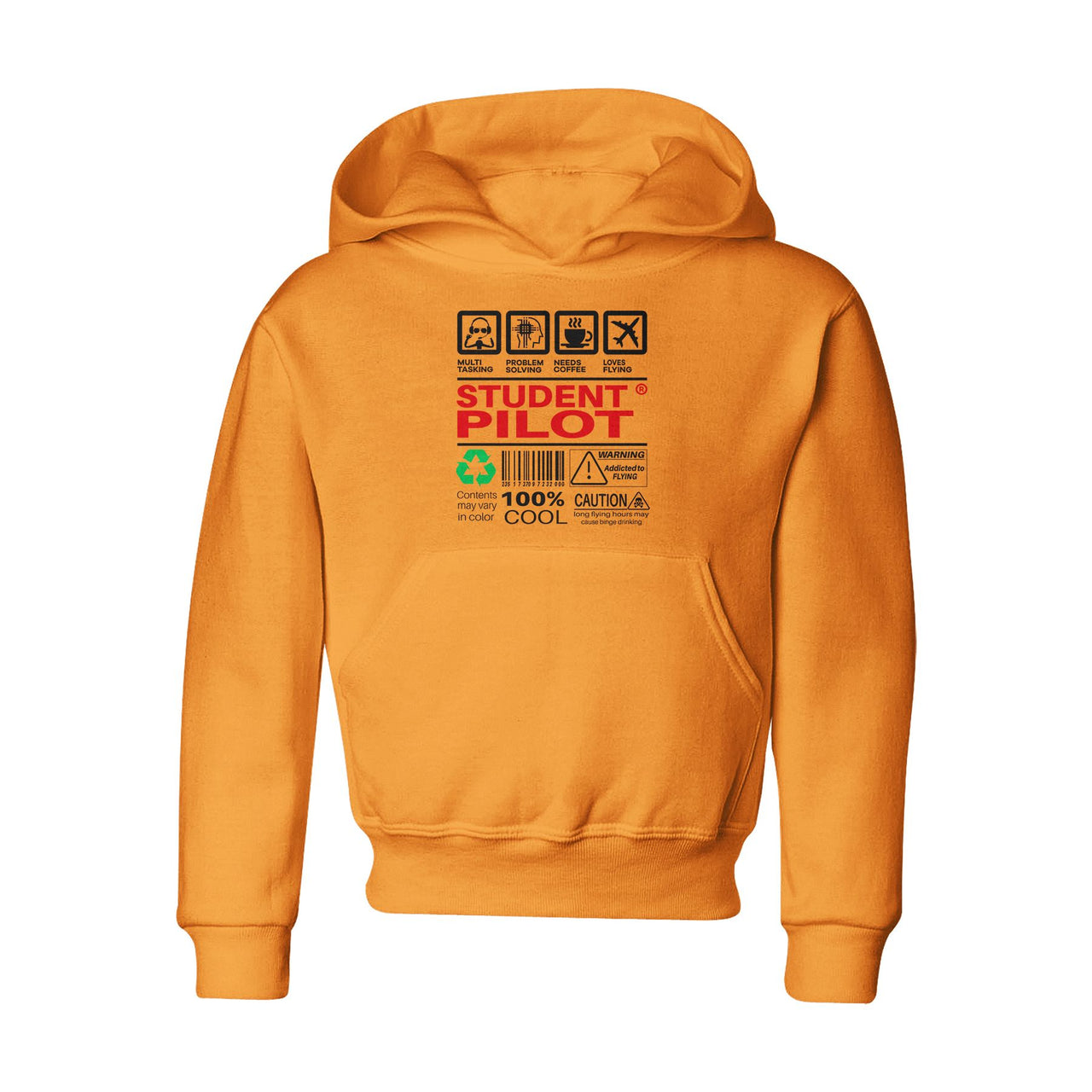 Student Pilot Label Designed "CHILDREN" Hoodies