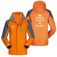 Thumbnail for Keep Calm I'm a Pilot Designed Thick Skiing Jackets