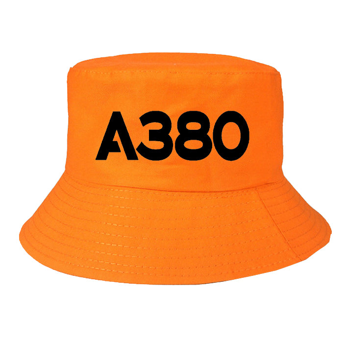A380 Flat Text Designed Summer & Stylish Hats
