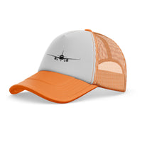 Thumbnail for Airbus A320 Silhouette Designed Trucker Caps & Hats