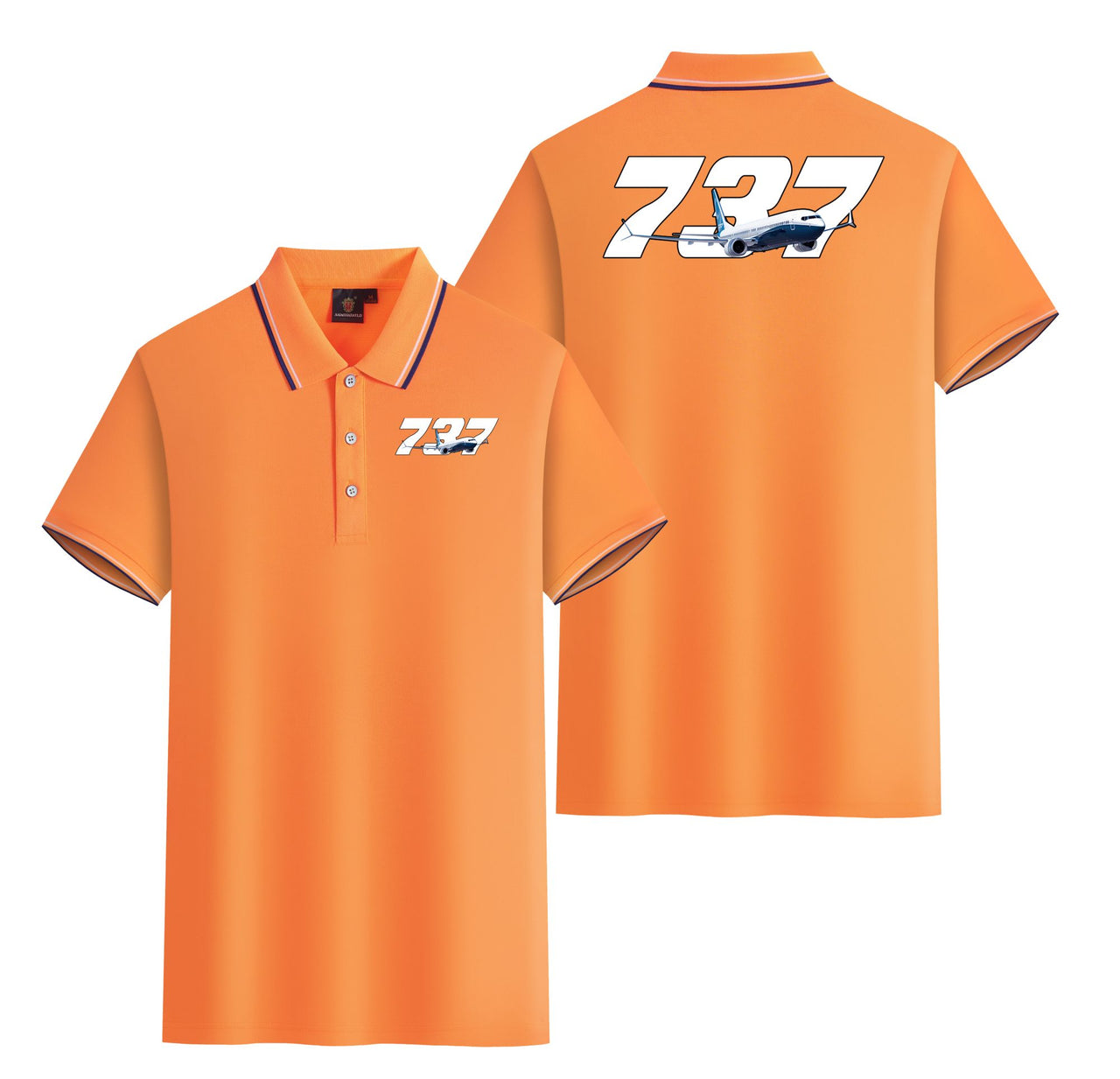 Super Boeing 737 Designed Stylish Polo T-Shirts (Double-Side)