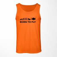 Thumbnail for Born To Fly Helicopter Designed Tank Tops