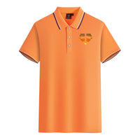 Thumbnail for Supermen of The Skies (Sunset) Designed Stylish Polo T-Shirts