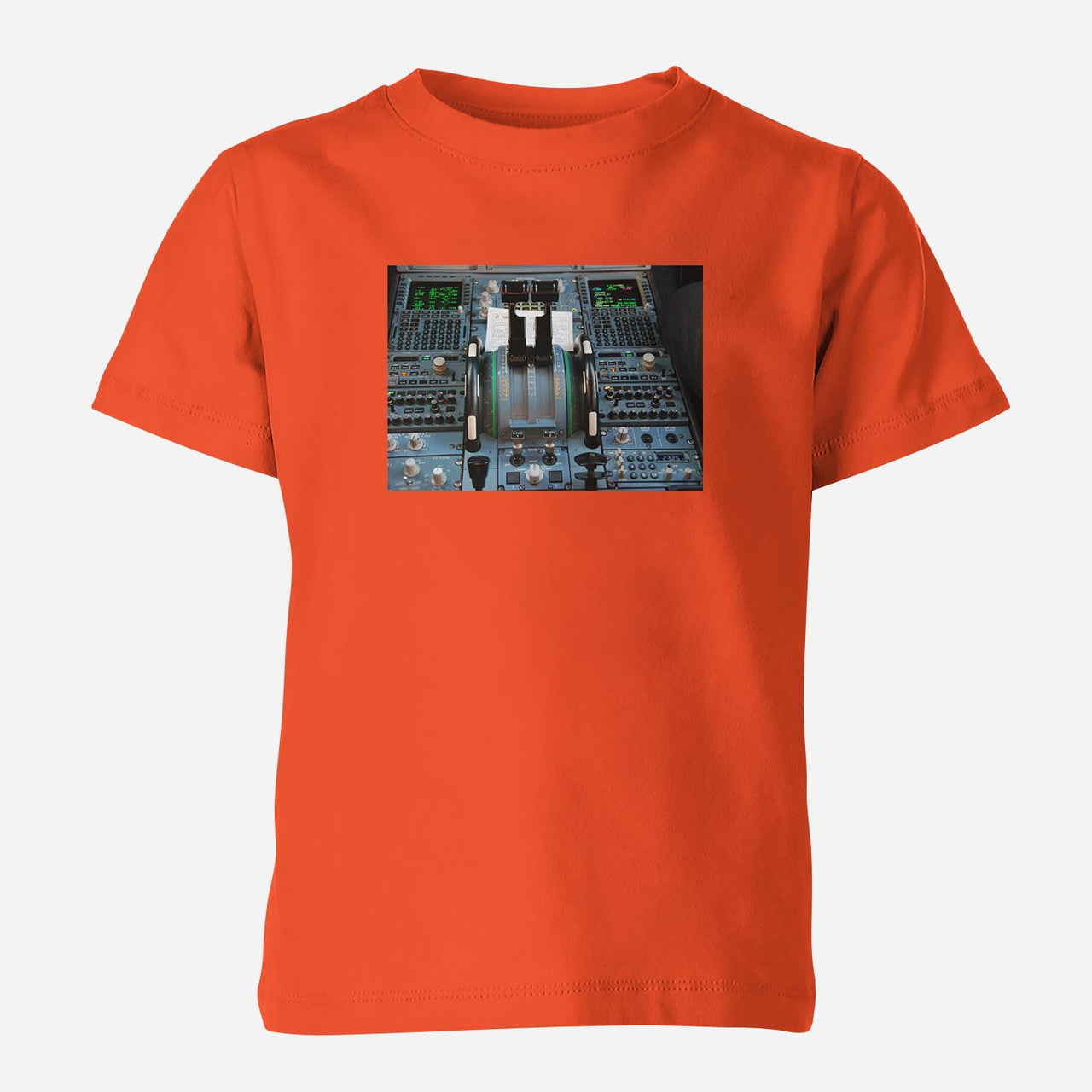 Airbus A320 Cockpit Designed Children T-Shirts