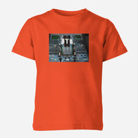 Thumbnail for Airbus A320 Cockpit Designed Children T-Shirts