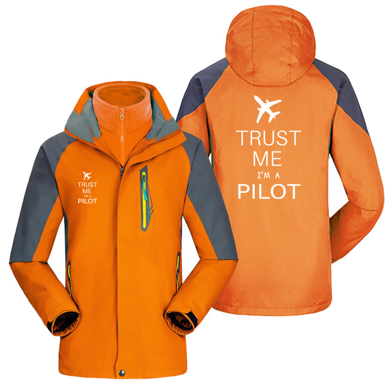 Trust Me I'm a Pilot 2 Designed Thick Skiing Jackets