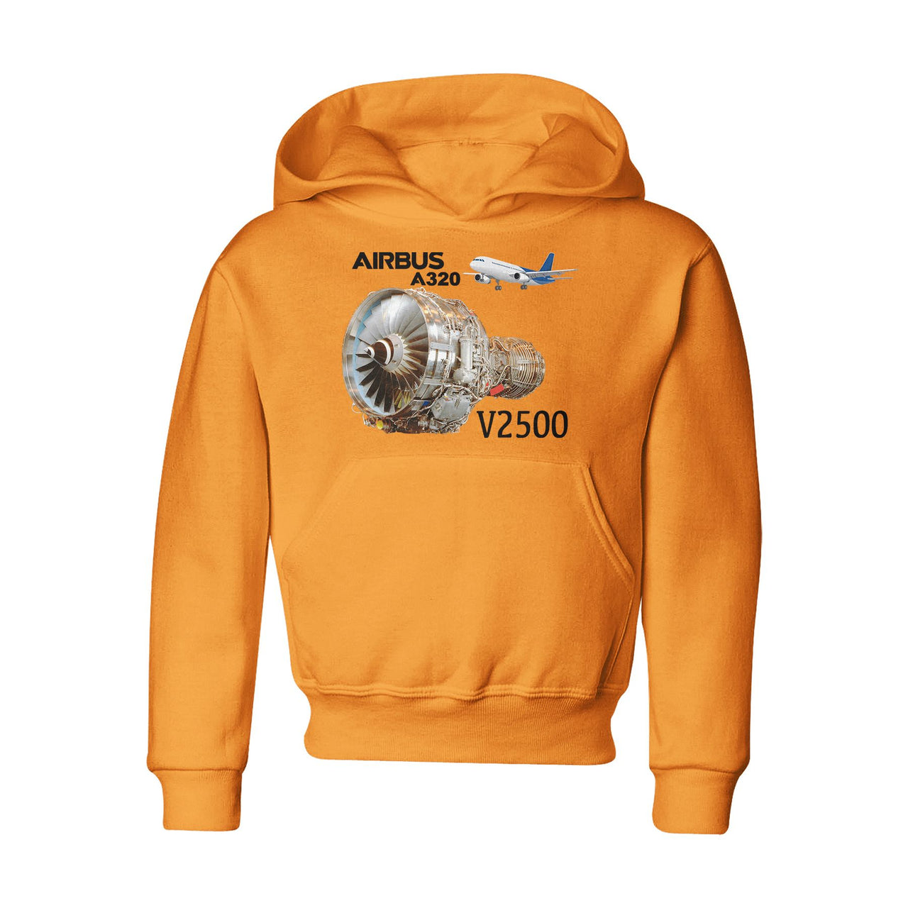 Airbus A320 & V2500 Engine Designed "CHILDREN" Hoodies