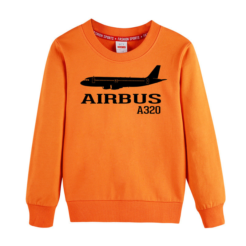 Airbus A320 Printed Designed "CHILDREN" Sweatshirts