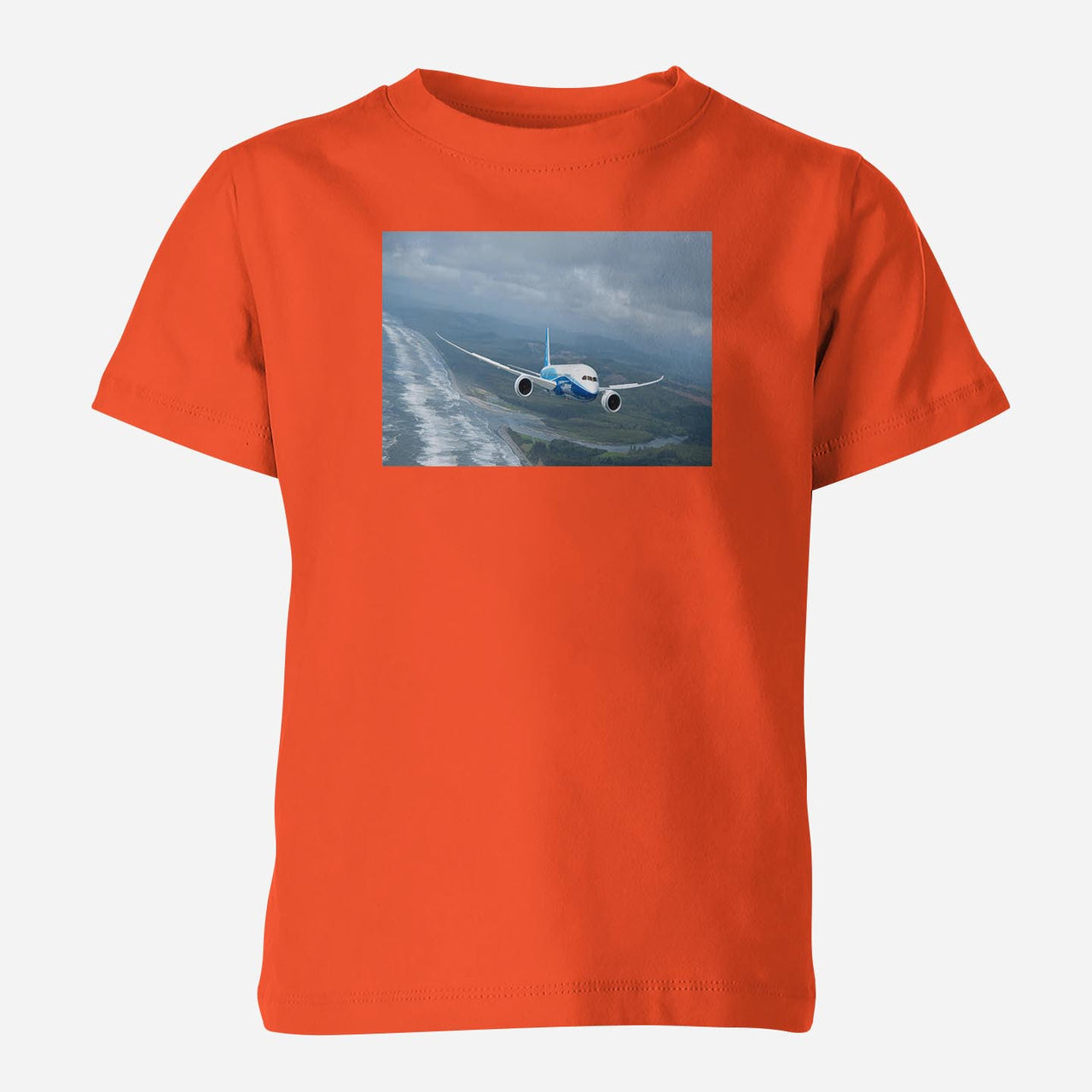 Cruising Boeing 787 Designed Children T-Shirts