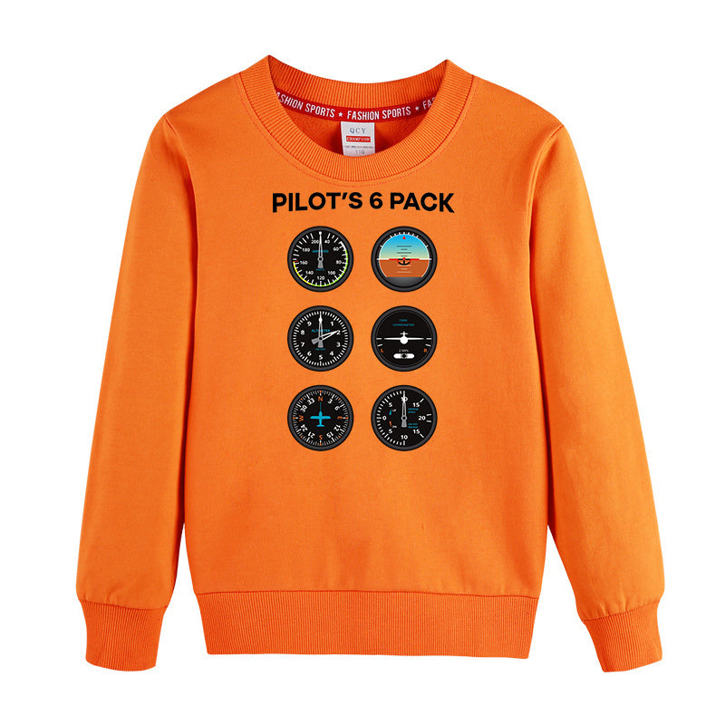 Pilot's 6 Pack Designed "CHILDREN" Sweatshirts