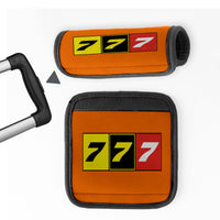 Thumbnail for Flat Colourful 777 Designed Neoprene Luggage Handle Covers