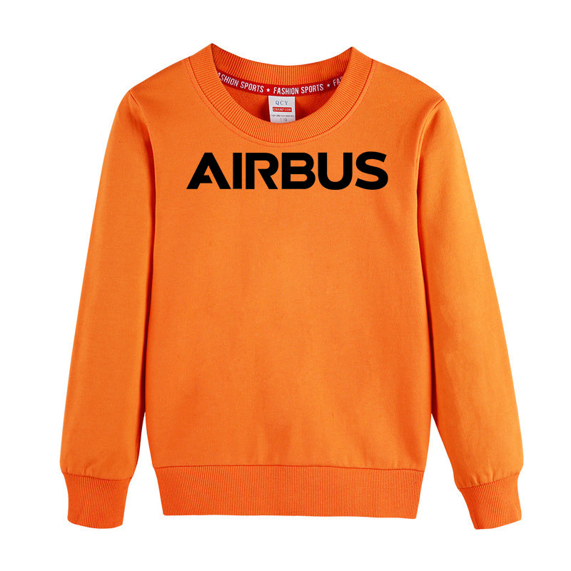 Airbus & Text Designed "CHILDREN" Sweatshirts