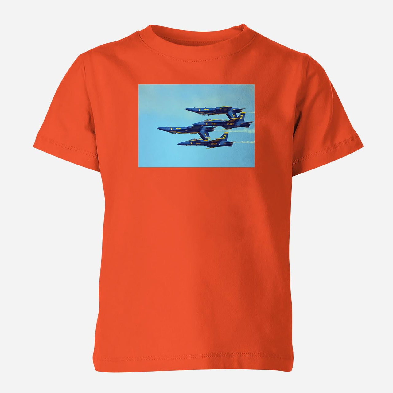 US Navy Blue Angels Designed Children T-Shirts