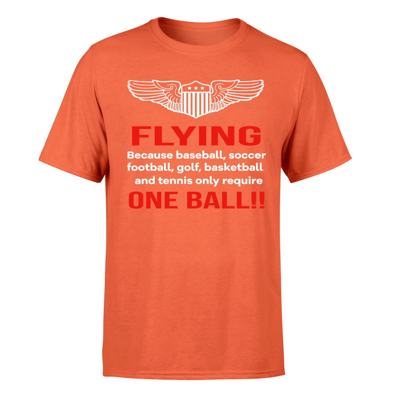 Flying One Ball Designed T-Shirts