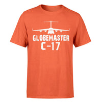 Thumbnail for GlobeMaster C-17 & Plane Designed T-Shirts