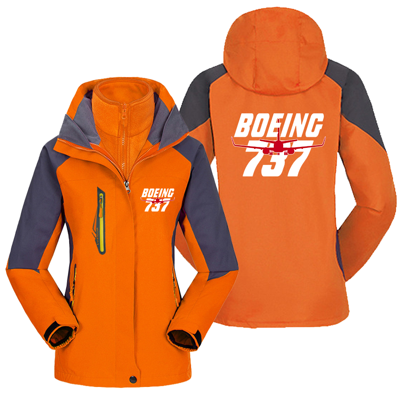 Amazing Boeing 737 Designed Thick "WOMEN" Skiing Jackets