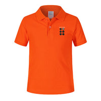 Thumbnail for Pilot's 6 Pack Designed Children Polo T-Shirts