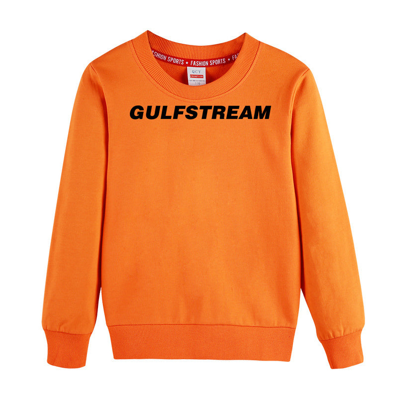 Gulfstream & Text Designed "CHILDREN" Sweatshirts