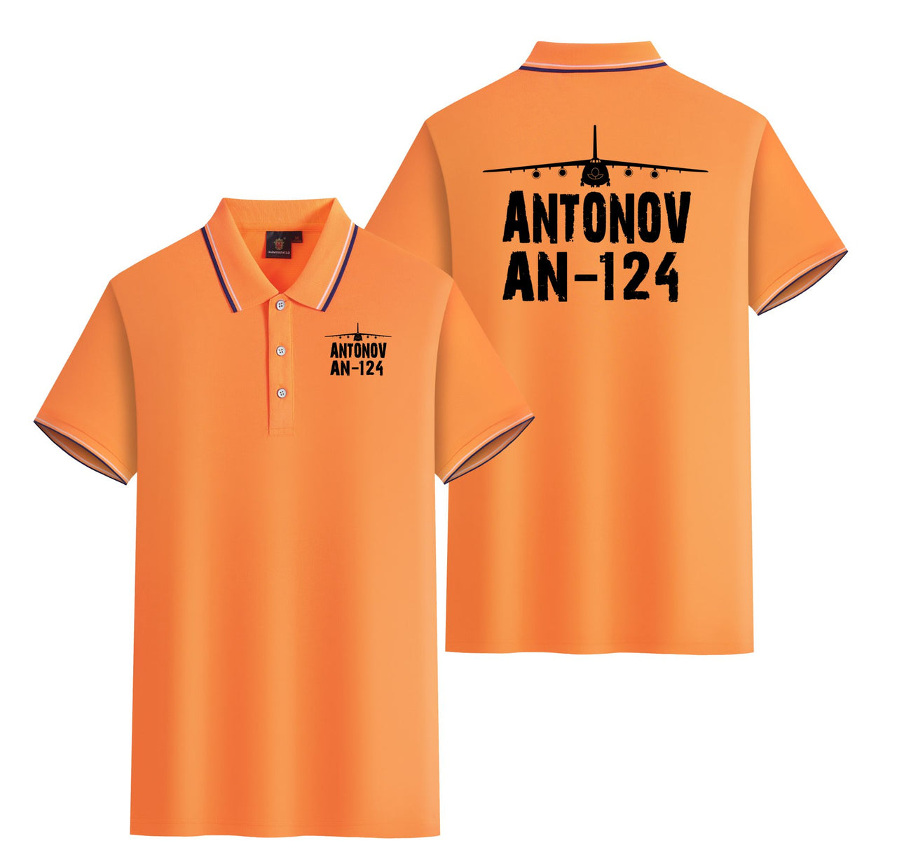 Antonov AN-124 & Plane Designed Stylish Polo T-Shirts (Double-Side)