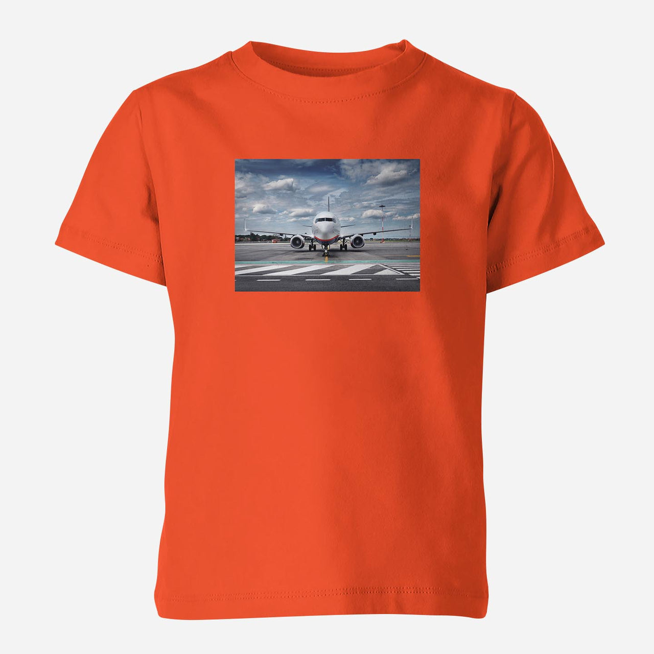 Amazing Clouds and Boeing 737 NG Designed Children T-Shirts