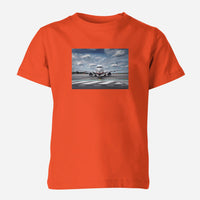 Thumbnail for Amazing Clouds and Boeing 737 NG Designed Children T-Shirts